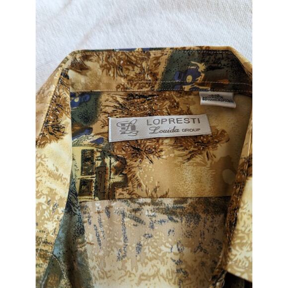 Loprestri Luidio Group mens16-16.5" Shirt L Chest 50" Length 33" Sleeve 23.5" - Picture 5 of 14